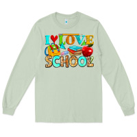 Matcha i love school Long Sleeve Tee - NancyCooperArtShop