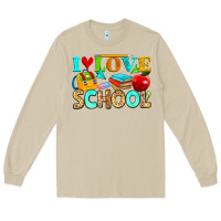 Mushroom i love school Long Sleeve Tee - NancyCooperArtShop