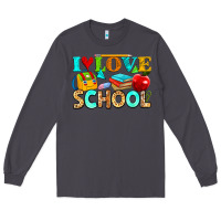 Smoke i love school Long Sleeve Tee - NancyCooperArtShop