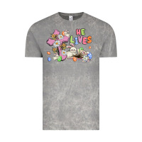 Cloud Rock he lives with bunnys and eggs Vintage Tee - MaliasSmallBusiness