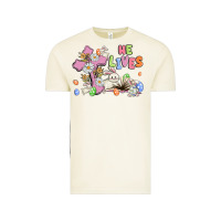 Vintage Arctic he lives with bunnys and eggs Vintage Tee - MaliasSmallBusiness