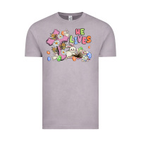 Vintage Zinc he lives with bunnys and eggs Vintage Tee - MaliasSmallBusiness