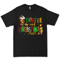 Black coffee and christmas cheer Premium Tee - AdoDesignShop
