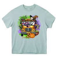Arona halloween school bus Heavy Core Tee - AdoDesignShop