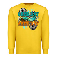 Lemon Game day lightning bolt soccer Premium Sweatshirt - HowdyJamesFarm