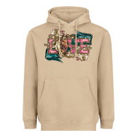 Mushroom Love Horse Heavyweight Hoodie - HowdyJamesFarm