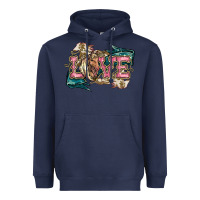 Navy Love Horse Heavyweight Hoodie - HowdyJamesFarm