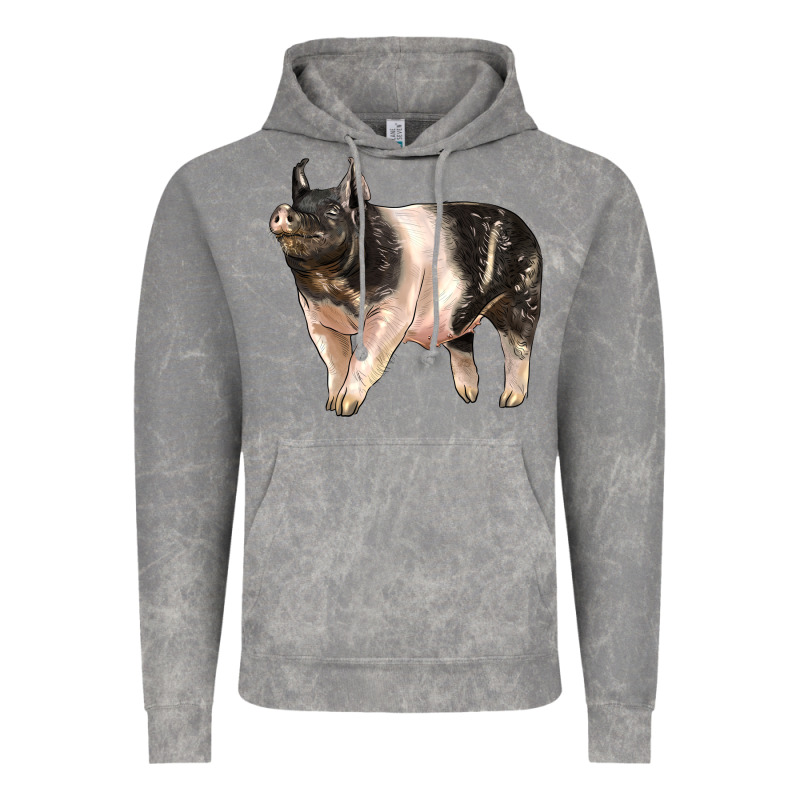 Hampshire Pig Vintage Hoodie by LillyAllenDesigns | Teevron