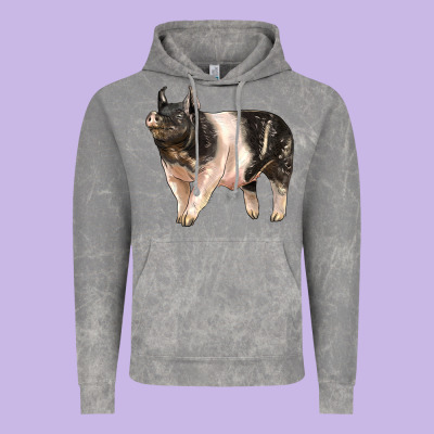 Hampshire Pig Vintage Hoodie Designed By Lillyallendesigns