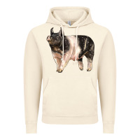 Vintage Artic hampshire pig Vintage Hoodie - LillyAllenDesigns