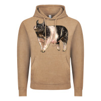 Vintage Coffee hampshire pig Vintage Hoodie - LillyAllenDesigns