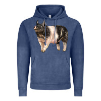 Vintage Denim hampshire pig Vintage Hoodie - LillyAllenDesigns