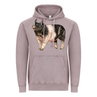 Vintage Zinc hampshire pig Vintage Hoodie - LillyAllenDesigns