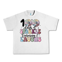 Lunar Rock 100 days of sparkle learning and laugh faux sequin Urban Heavy Tee - MaliasSmallBusiness
