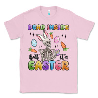Bubblegum Pink dead inside but it's easter Classic Tee - MaliasSmallBusiness