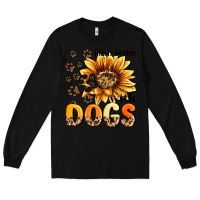 Black life is better with dogs sunflower Long Sleeve Tee - MaliasSmallBusiness