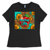 Black teacher life Ladies Tee - HRA Design Shop