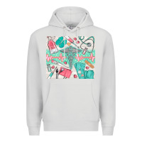 Dove Grey nurse medical equipment Premium Hoodie - TumblerDesignByShophia