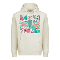 Oatmeal Heather nurse medical equipment Premium Hoodie - TumblerDesignByShophia