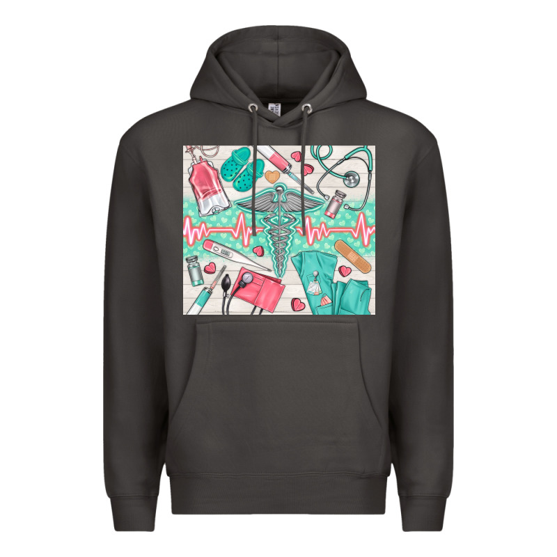 Nurse Medical Equipment Premium Hoodie by TumblerDesignByShophia | Teevron
