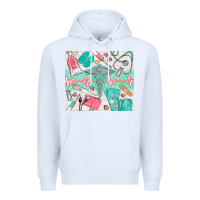 White nurse medical equipment Premium Hoodie - TumblerDesignByShophia