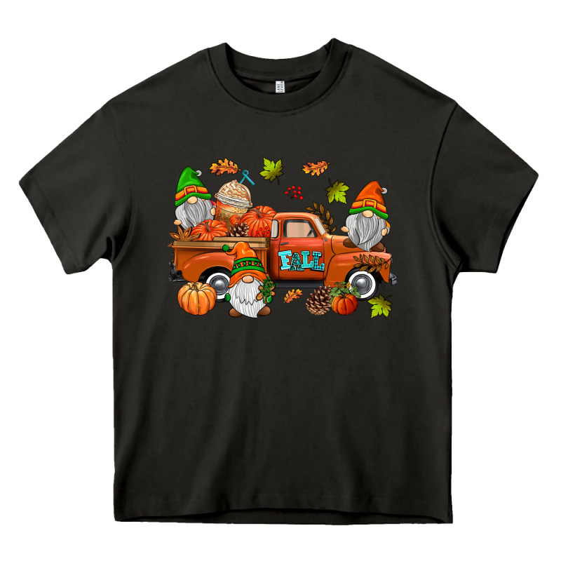Fall Gnomes Truck Heavy Core Tee by AdoDesignShop | Teevron
