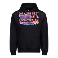 Black only the best moms get promoted to nana Urban Hoodie - FaDigitalArtStudio