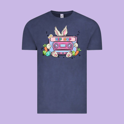 Hip Hop Easter Vintage Tee Designed By Maliassmallbusiness