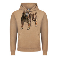 Vintage Coffee Duroc Pig Vintage Hoodie - LillyAllenDesigns