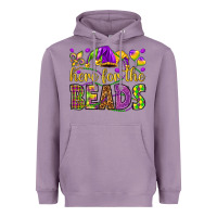 Lavender Here for the beads Heavyweight Hoodie - HowdyJamesFarm