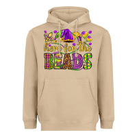 Mushroom Here for the beads Heavyweight Hoodie - HowdyJamesFarm