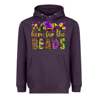 Plum Here for the beads Heavyweight Hoodie - HowdyJamesFarm