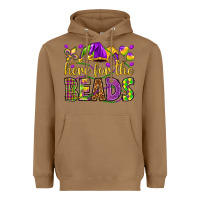 Toasted Coconut Here for the beads Heavyweight Hoodie - HowdyJamesFarm