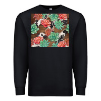 Black succulents and cowhide Premium Sweatshirt - TumblerDesignByShophia