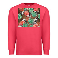 Cardinal succulents and cowhide Premium Sweatshirt - TumblerDesignByShophia
