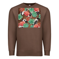 Chestnut succulents and cowhide Premium Sweatshirt - TumblerDesignByShophia