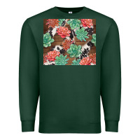 Sports Green succulents and cowhide Premium Sweatshirt - TumblerDesignByShophia
