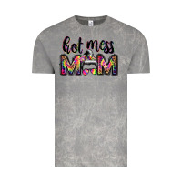 Cloud Rock hot mess mom messy bun Vintage Tee - JahusDesignShop