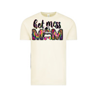 Hot Mess Mom Messy Bun Vintage Tee | Teevron