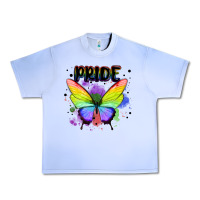 Grape Ice rainbow butterfly pride lgbtq Urban Heavy Tee - MaliasSmallBusiness