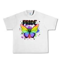 Lunar Rock rainbow butterfly pride lgbtq Urban Heavy Tee - MaliasSmallBusiness