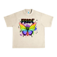 Sandshell rainbow butterfly pride lgbtq Urban Heavy Tee - MaliasSmallBusiness