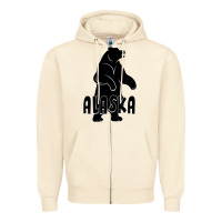 Sandshell Alaska Bear Zipper Hoodie - Bettercallsaul