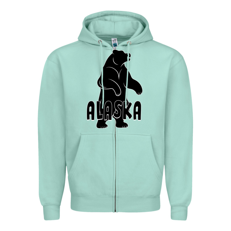 Alaska Bear Zipper Hoodie by Bettercallsaul | Teevron