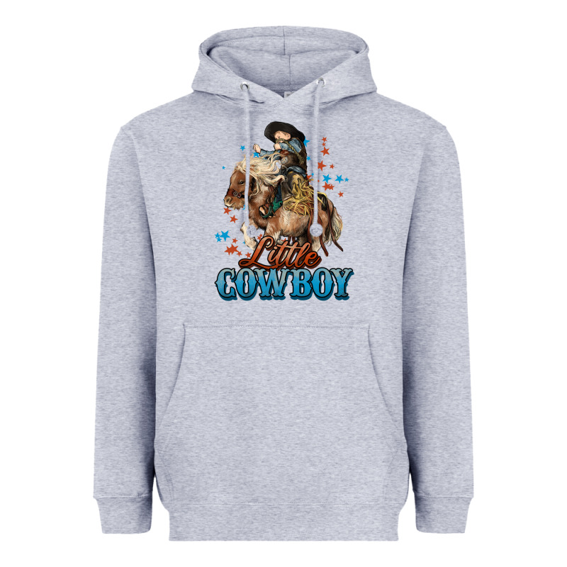 Little Cowboy Midilli Horse Kid Boy Heavyweight Hoodie by HowdyJamesFarm | Teevron