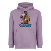 Lavender Little Cowboy Midilli Horse kid boy Heavyweight Hoodie - HowdyJamesFarm