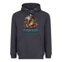 Smoke Little Cowboy Midilli Horse kid boy Heavyweight Hoodie - HowdyJamesFarm