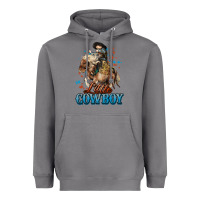 Storm Little Cowboy Midilli Horse kid boy Heavyweight Hoodie - HowdyJamesFarm