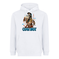 White Little Cowboy Midilli Horse kid boy Heavyweight Hoodie - HowdyJamesFarm