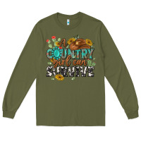 Army Green a country girl can survive Long Sleeve Tee - MaliasSmallBusiness